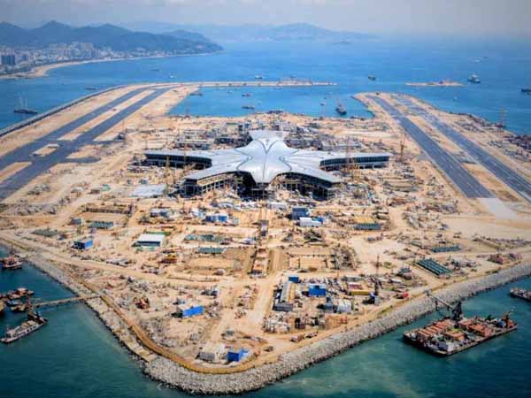 Airport and port construction using an AGICO mobile batching plant